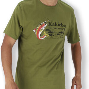 KORT MOU T-HEMP - Groen