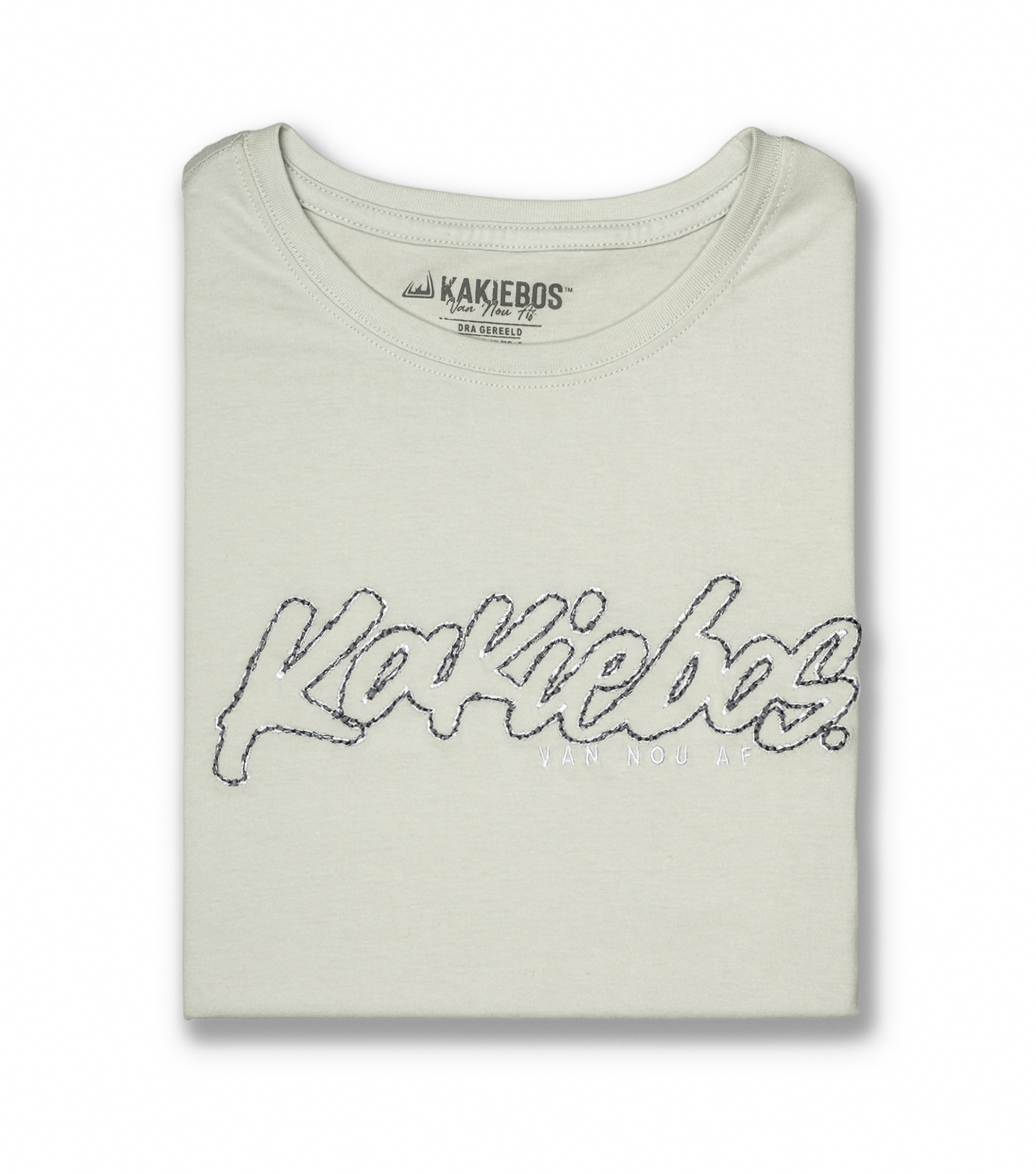 KORT MOU T-HEMP - Lig Grys