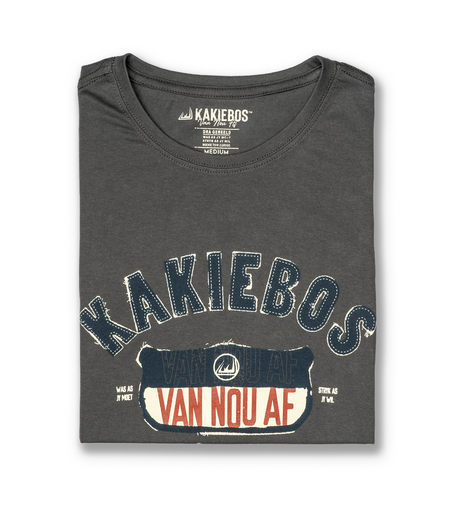 KORT MOU T-HEMP - Asphalt