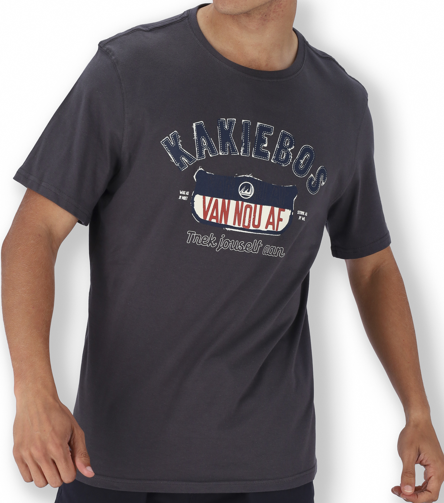 KORT MOU T-HEMP - Asphalt - Image 2