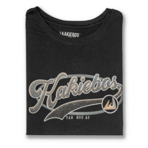 KORT MOU T-HEMP - Swart