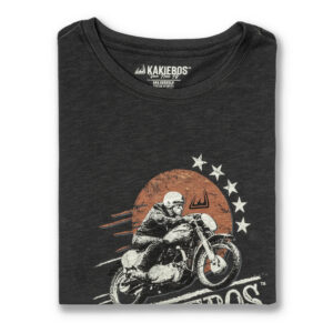 KORT MOU T-HEMP - Pirate Swart