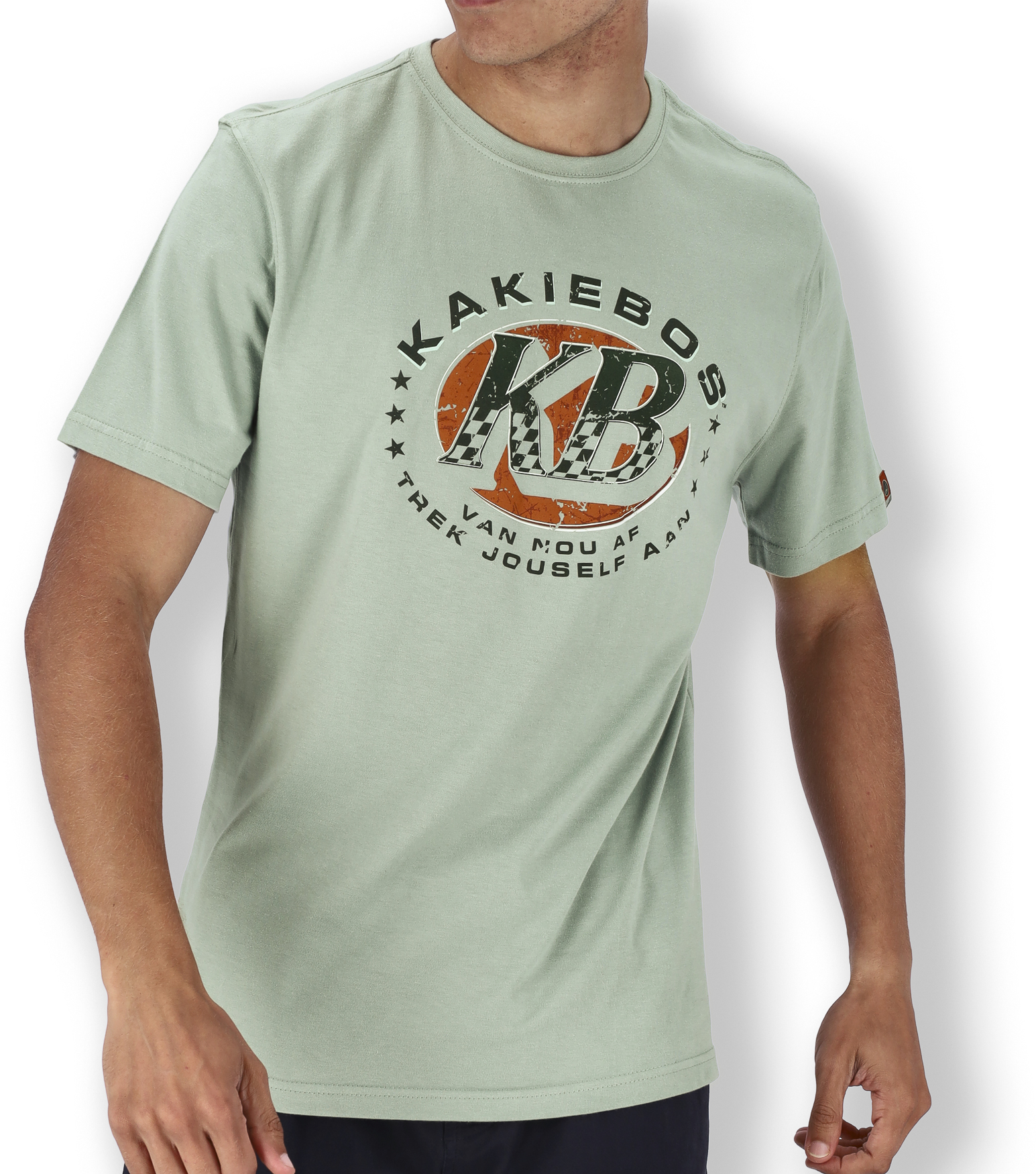 KBMT624 KORT MOU T-HEMP - Aquafier Lt Olive