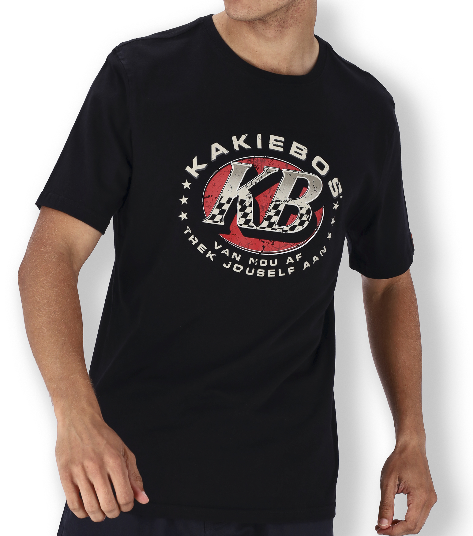 KBMT624 KORT MOU T-HEMP - Swart