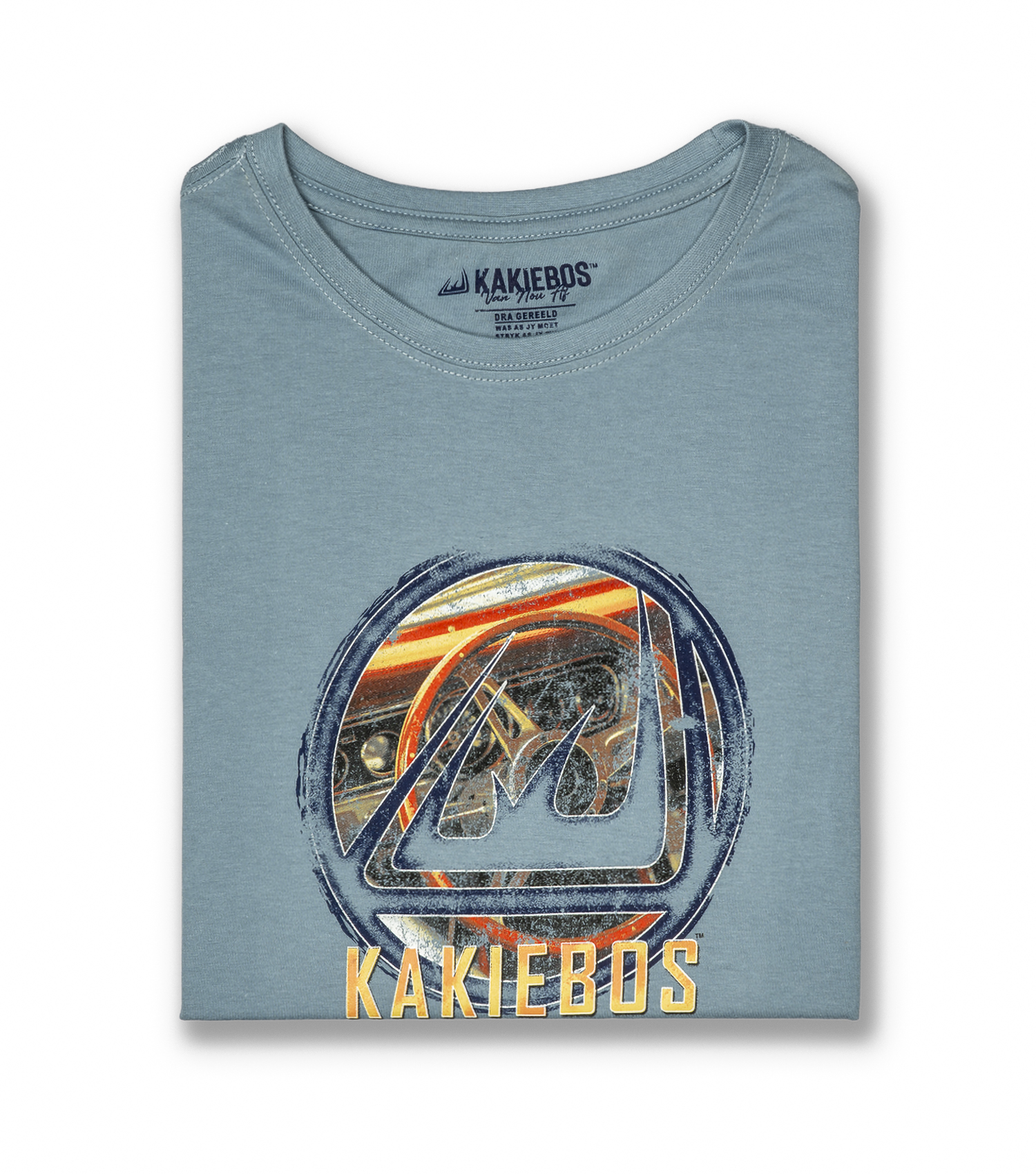 KBMT626 KORT MOU T-HEMP - Steel Blue - Image 2