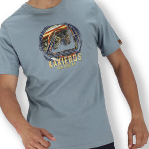 KBMT626 KORT MOU T-HEMP - Steel Blue