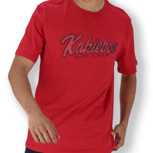 KBMT627  KORT MOU T-HEMP - Rooi