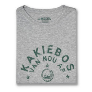 KORT MOU T-HEMP- Grys Melange