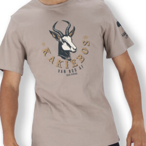 KORT MOU T-HEMP - Vintage Khaki