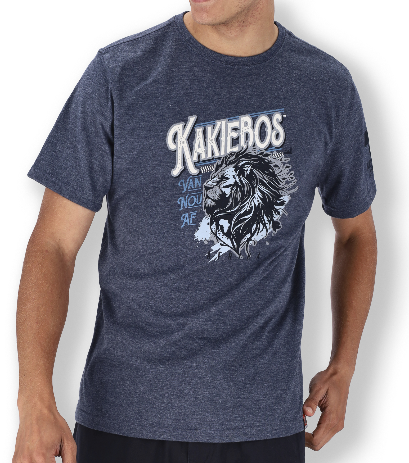 KBMT637 KORT MOU T-HEMP - Navy Melange - Image 2